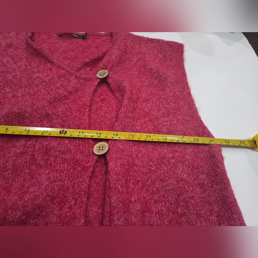 Gudrun Sjoden Pink Sleeveless Sweater Vest Sz.XL - Picture 4 of 7